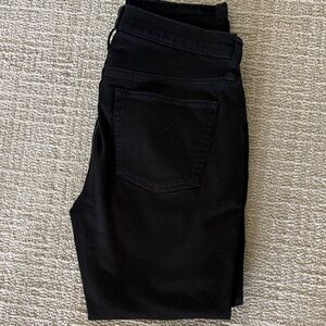 J. Crew Straight-Leg Black Jeans